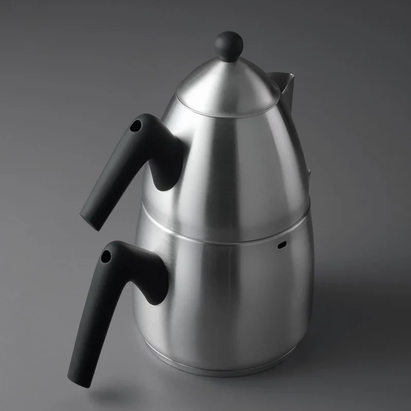 Jumbo Steel Mat theepot met inductiebodem