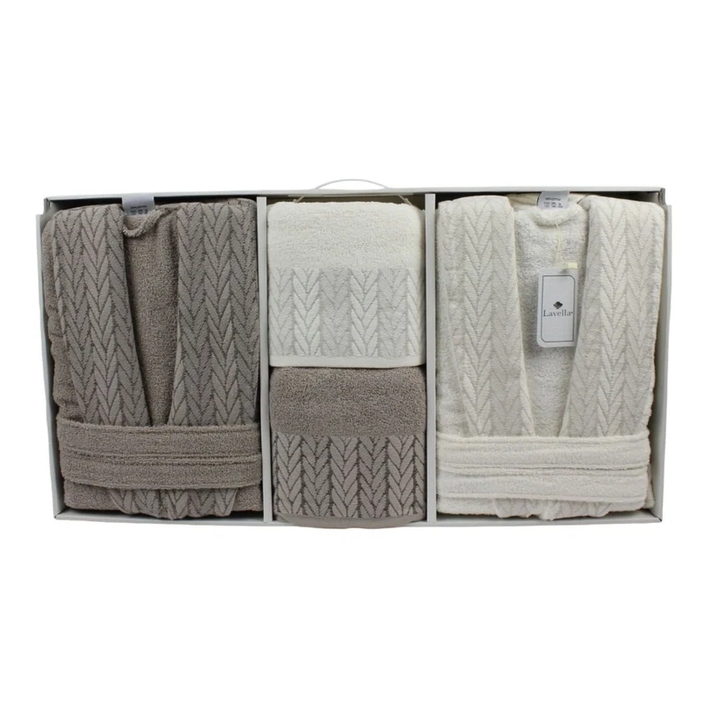 SENA WELLNESS SET | BEIGE-CREAM 6-DELIG