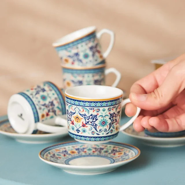 Karaca Beylerbeyi Espressoset 12 Delig | 6 Persoons