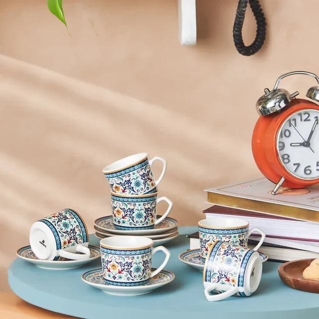 Karaca Beylerbeyi Espressoset 12 Delig | 6 Persoons