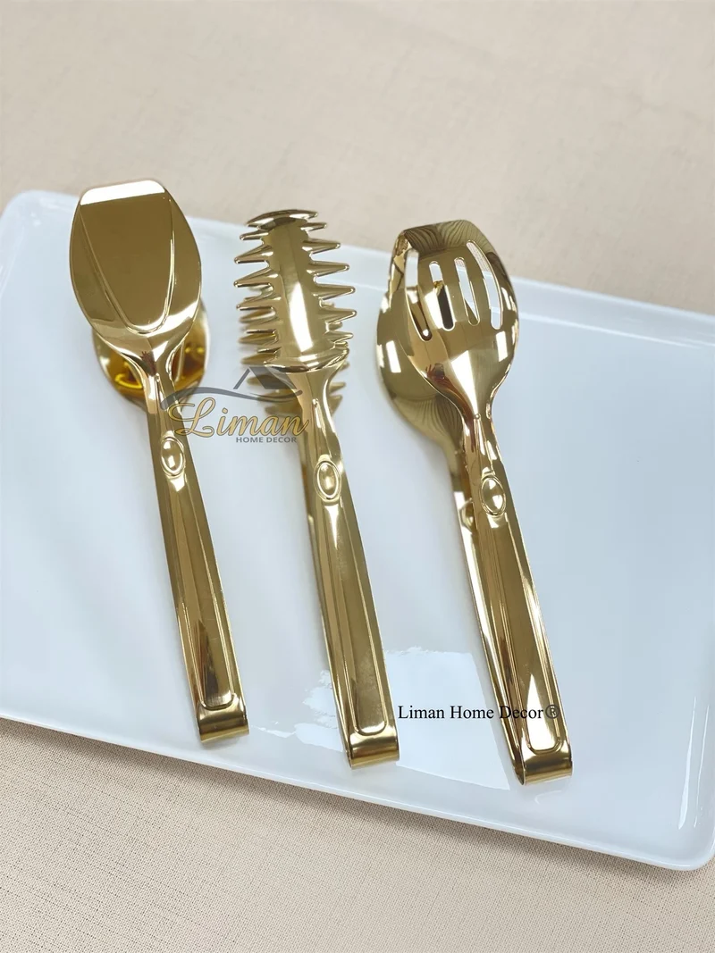 Titan Serveerset 3 Delig Goud