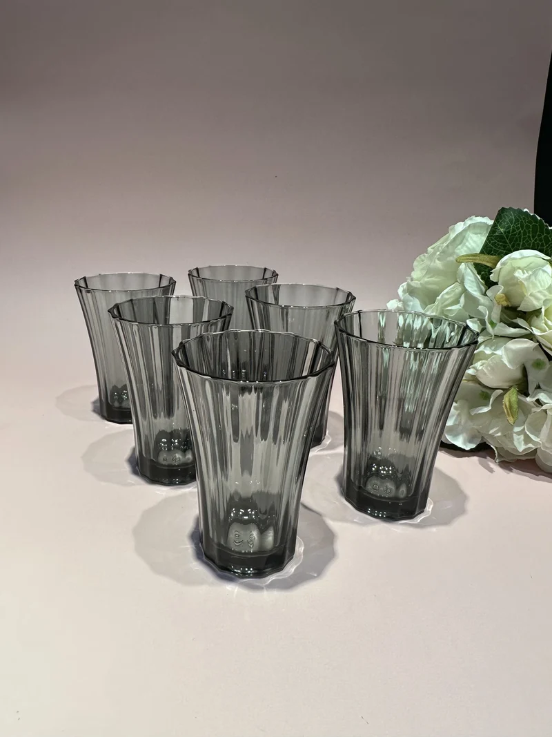 Pasabahce Diamond Drinkglazen 6 Delig 110cl Smoked