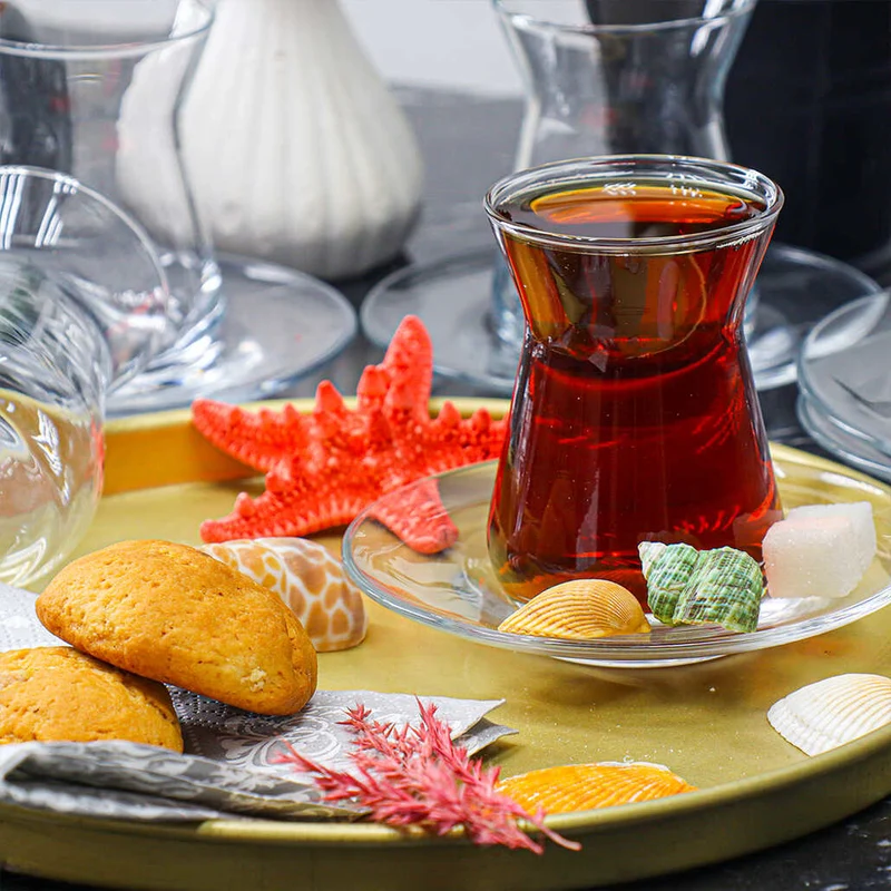 PASABAHCE IREM 6-DLG THEEGLAZEN SET