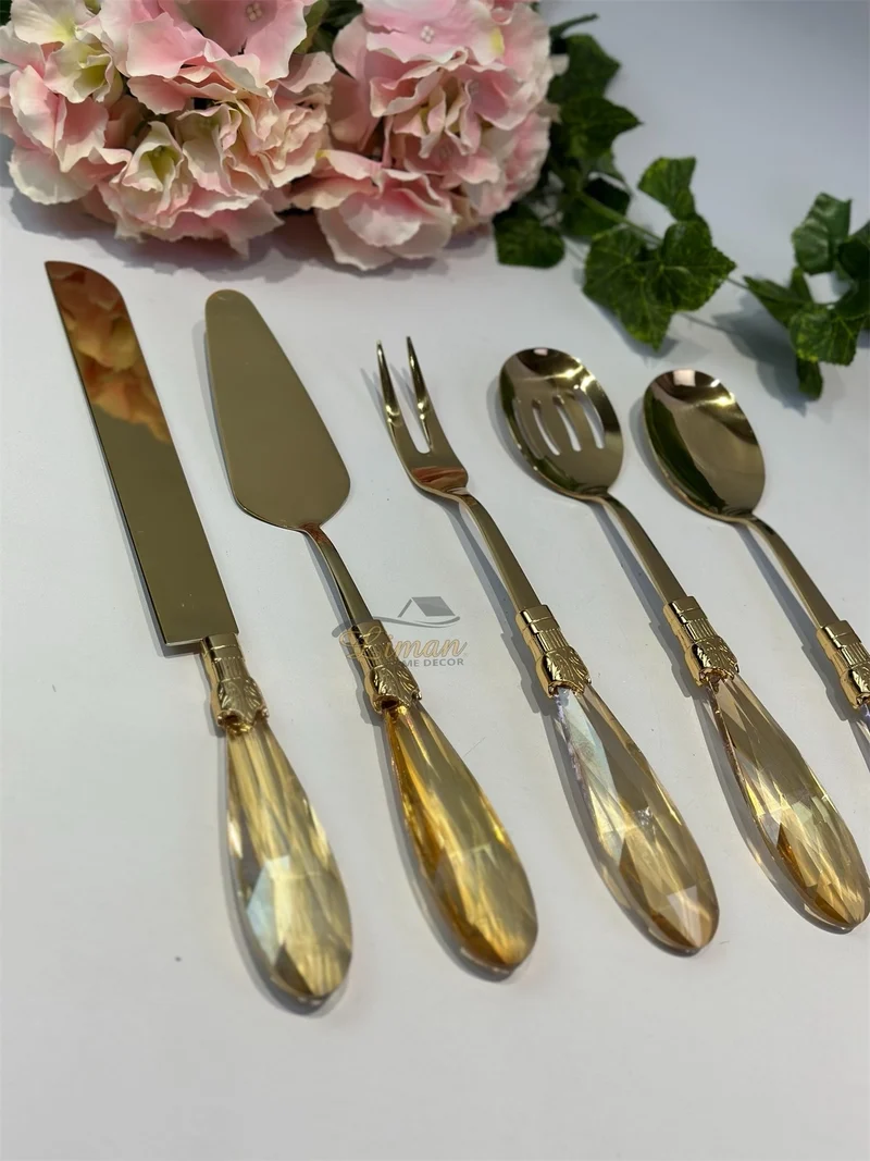 KEUKENGEREISET DIA GLAS GOUD 5 DELIG