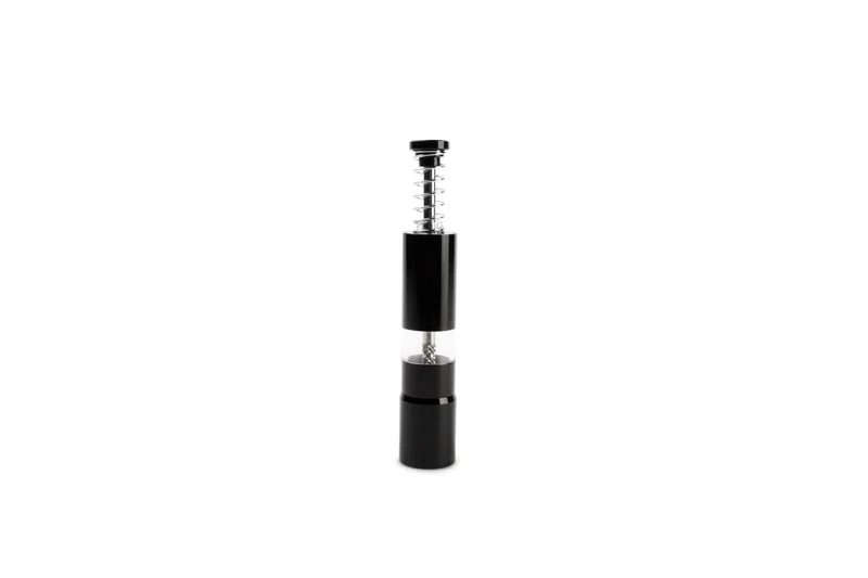 Peper/zoutmolen 2,5xH15cm Zwart Flavor