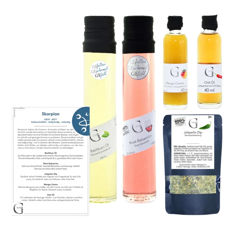 Sternzeichen-Set – Skorpion