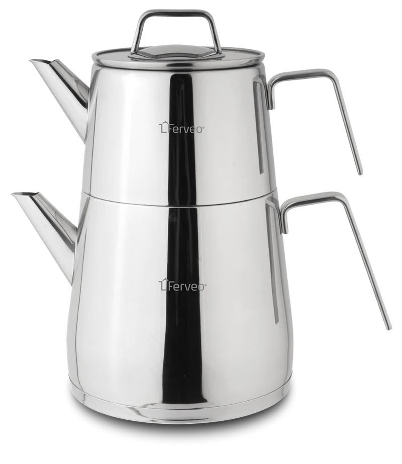 NOYA THEEPOTSET | 1,0 / 2,0 L ZILVER