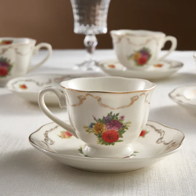 KARACA ANTIQUE ESPRESSOSET 12 DELIG |6 PERSOONS