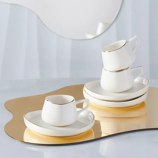 KARACA STREAMLINE HOLE ESPRESSOSET 12 DELIG | 6 PERSOONS