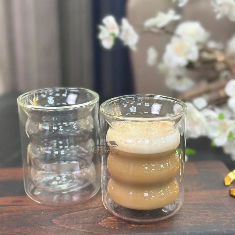 Dubbelwandig Bobble 2 delige Borosilikatglas 200 ml