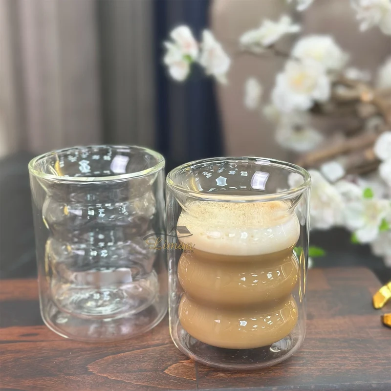 Dubbelwandig Bobble 2 delige Borosilikatglas 200 ml