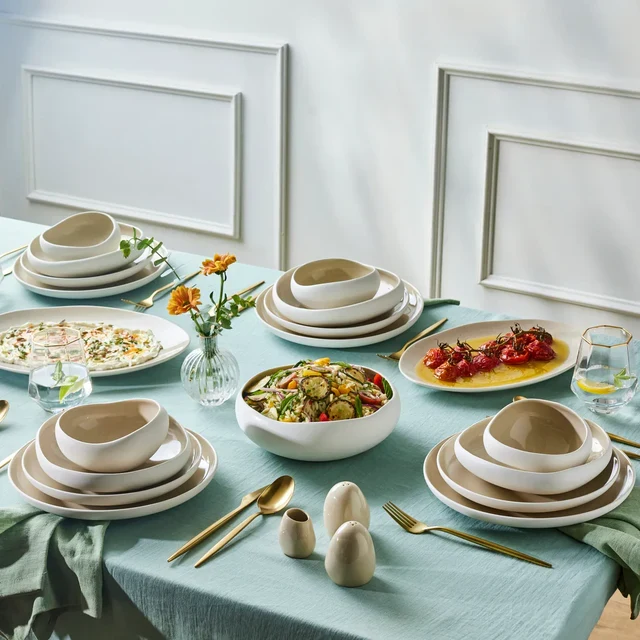 Karaca Streamline Cupid Stoneware 12-Persoons | 55-Delig Serviesset