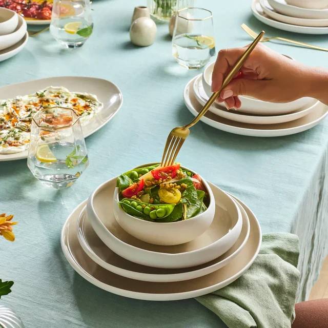 Karaca Streamline Cupid Stoneware 12-Persoons | 55-Delig Serviesset