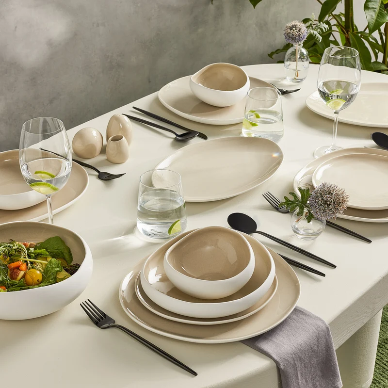 Karaca Streamline Cupid Stoneware 12-Persoons | 55-Delig Serviesset