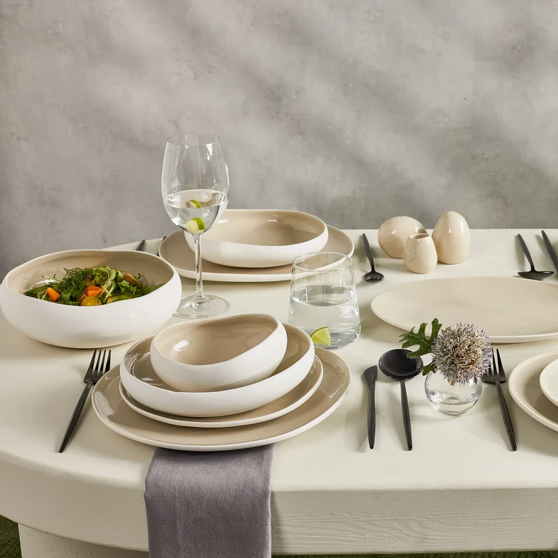 Karaca Streamline Cupid Stoneware 12-Persoons | 55-Delig Serviesset