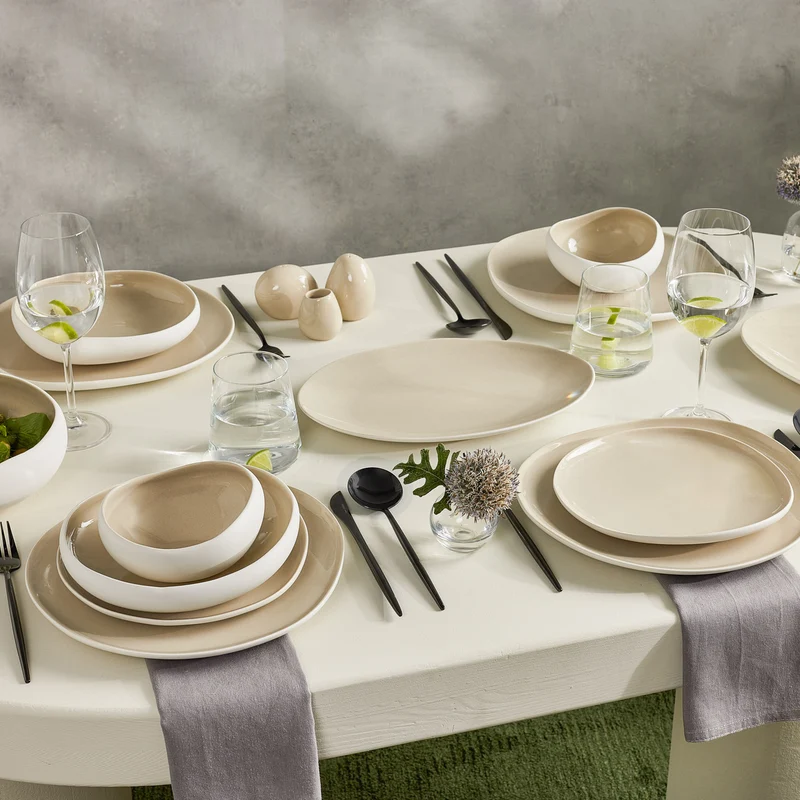 Karaca Streamline Cupid Stoneware 12-Persoons | 55-Delig Serviesset