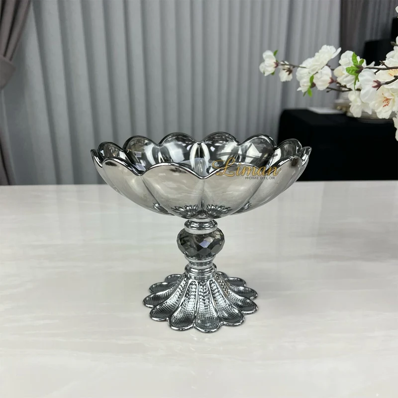 Papatya Serveerkom Zilver