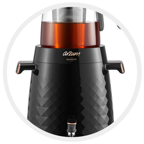 Arzum Ehlikeyf Semaver Zwart 3,5 L
