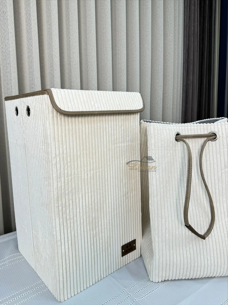PILELI WASMAND / OPBERGMAND WIT