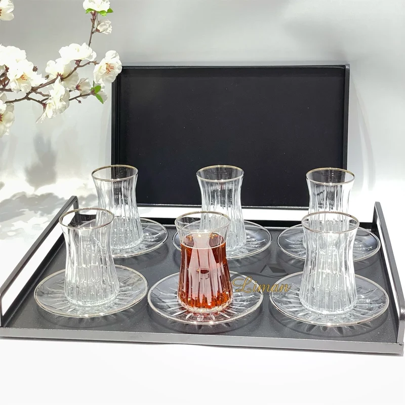 Esco Isik Zilver Theeset 12 Delig | 6 Persoons