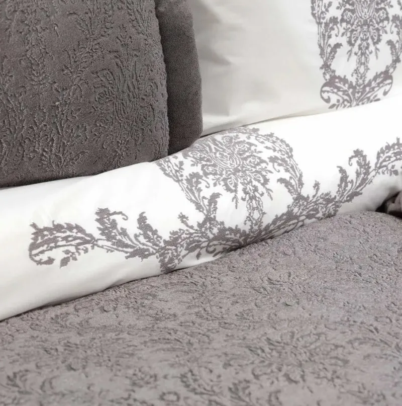 Karaca Home Benjamin Bedspreiset Grijs 10 Delig