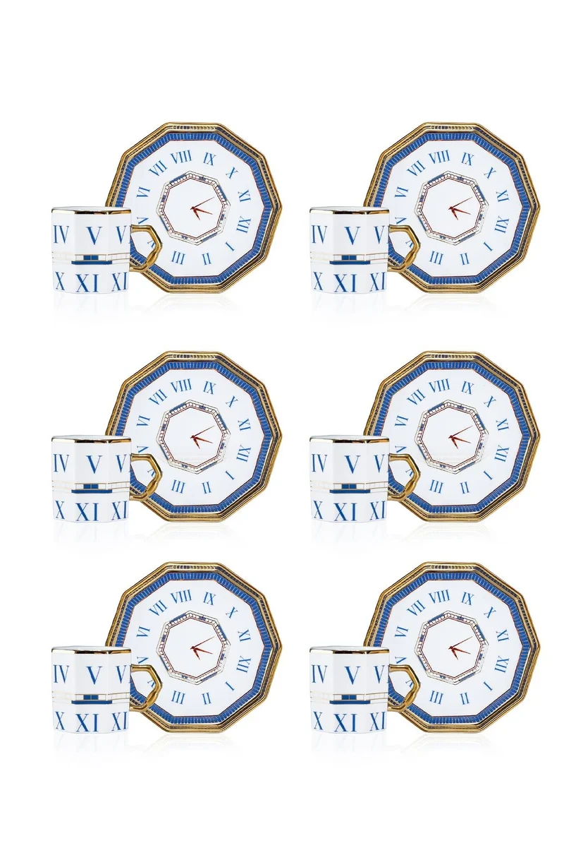 ACR Timeless Espressoset 12 Delig | 6 Persoons Blauw