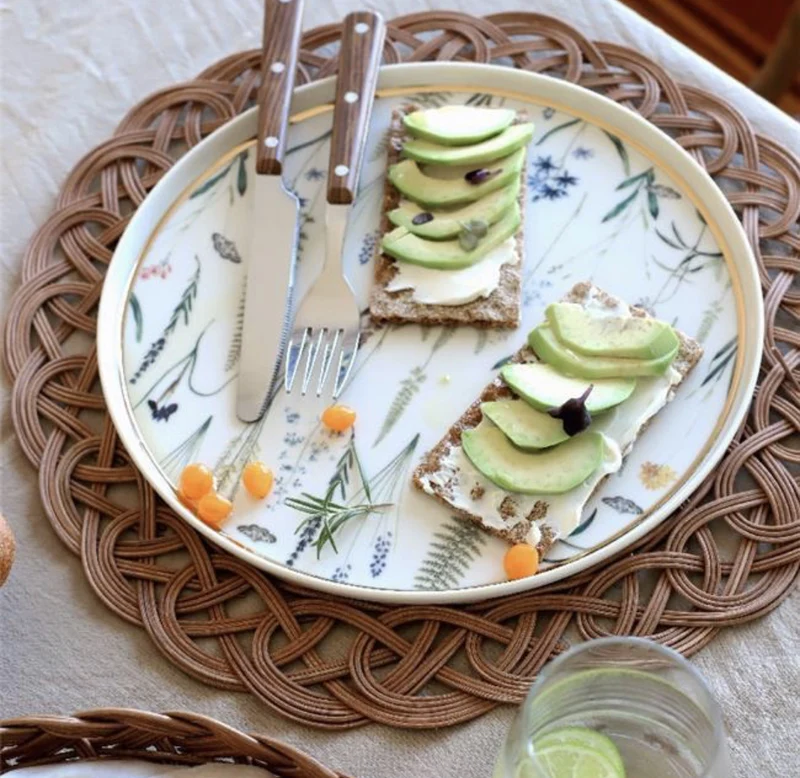 Rattan Placemat 35cm ( 6 Delig )