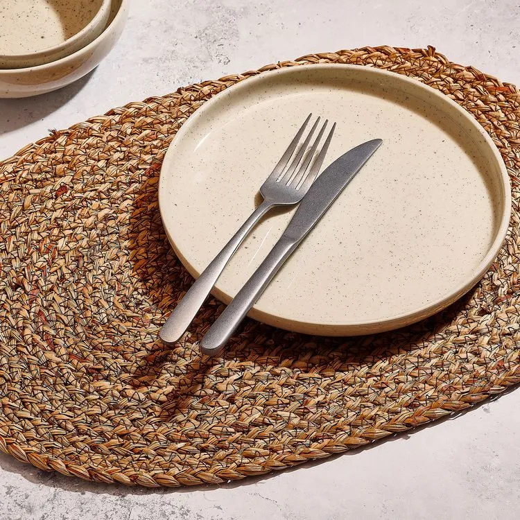 PLACEMAT 45X30CM OVAAL MAISBLAD DONKERBRUIN TABLETOP