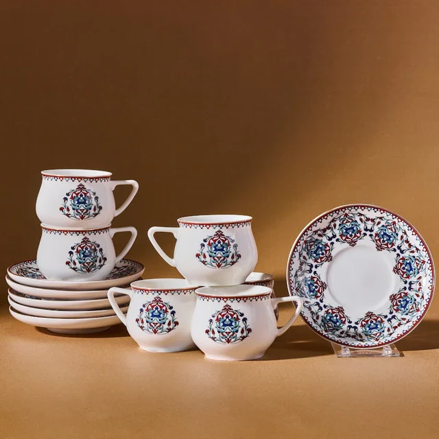 Karaca Nakkas Espressoset 12-Delig | 6-Persoons