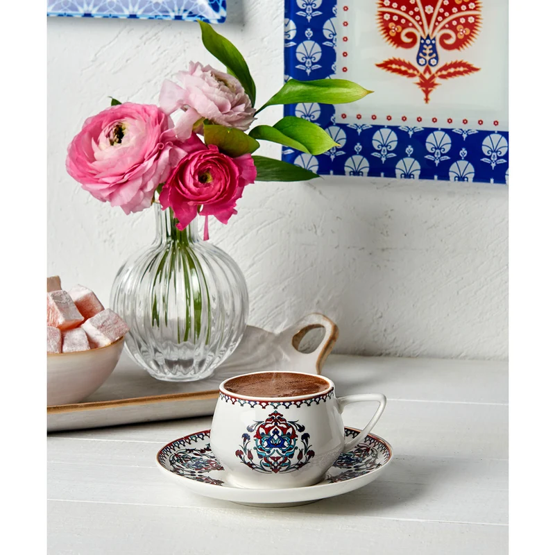 Karaca Nakkas Espressoset 12-Delig | 6-Persoons