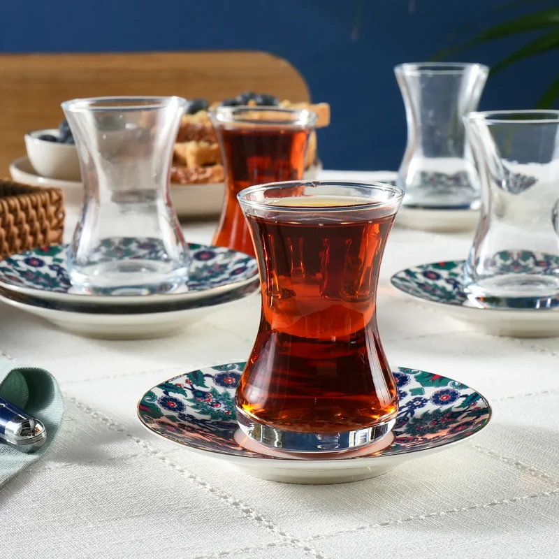 Karaca Edirne Theeset 12 delig | 6 persoons