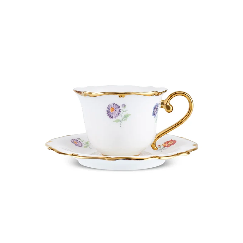 Karaca Royal Bone Diana Espresso Set 12 Delig | 6 Persoons