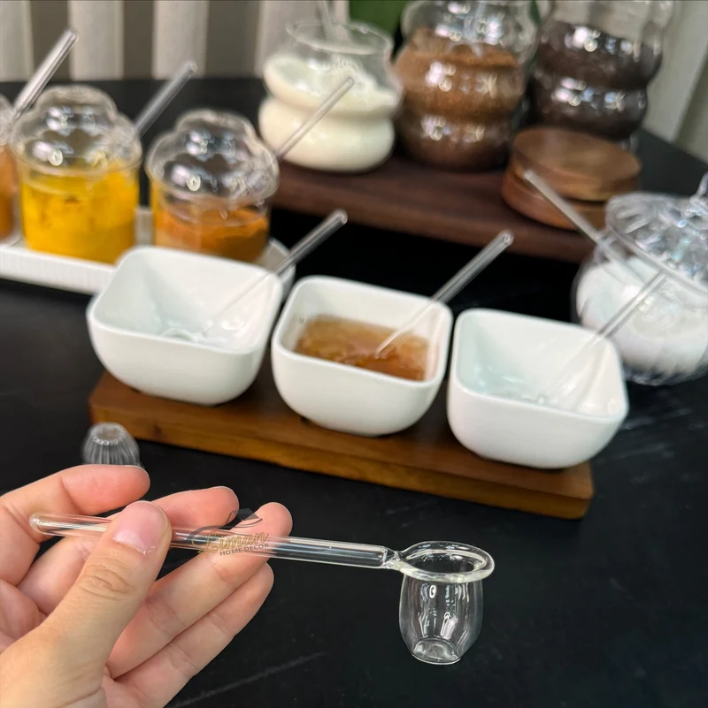 BOROSILICAAT GLAZEN LEPEL