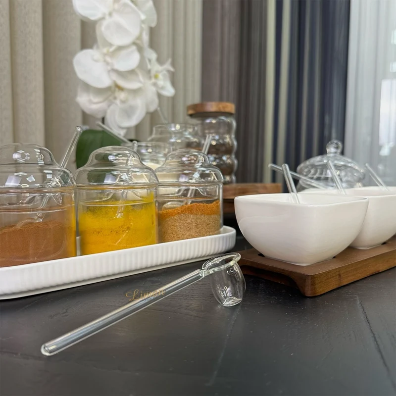 BOROSILICAAT GLAZEN LEPEL