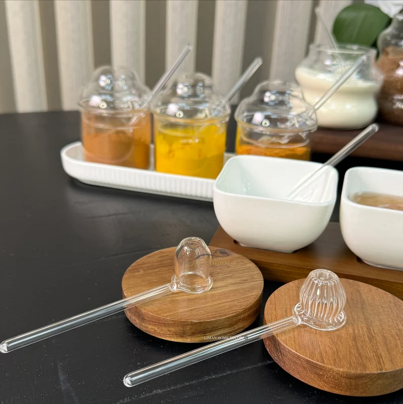 BOROSILICAAT GLAZEN LEPEL