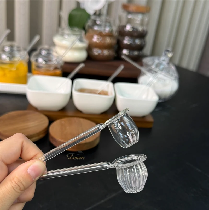 BOROSILICAAT GLAZEN LEPEL