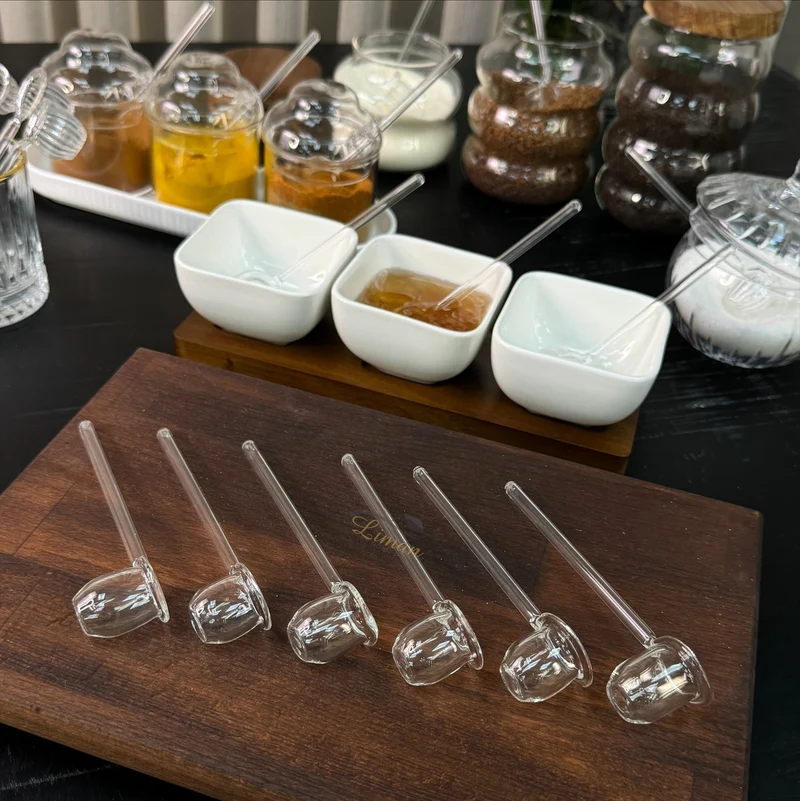 BOROSILICAAT GLAZEN LEPEL