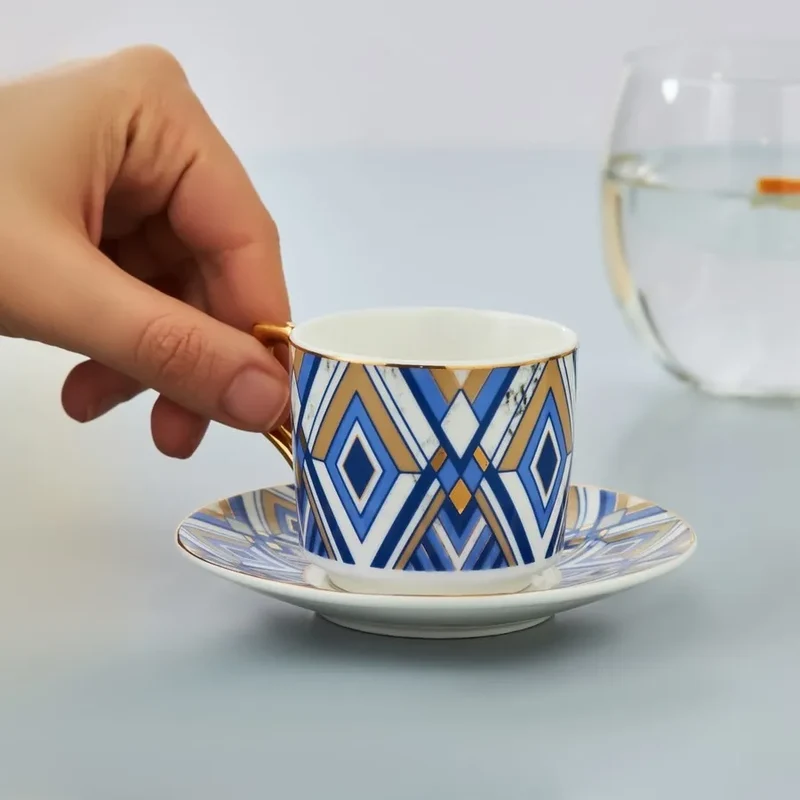 Karaca Bergama Espressoset 12 Delig | 6 Persoons