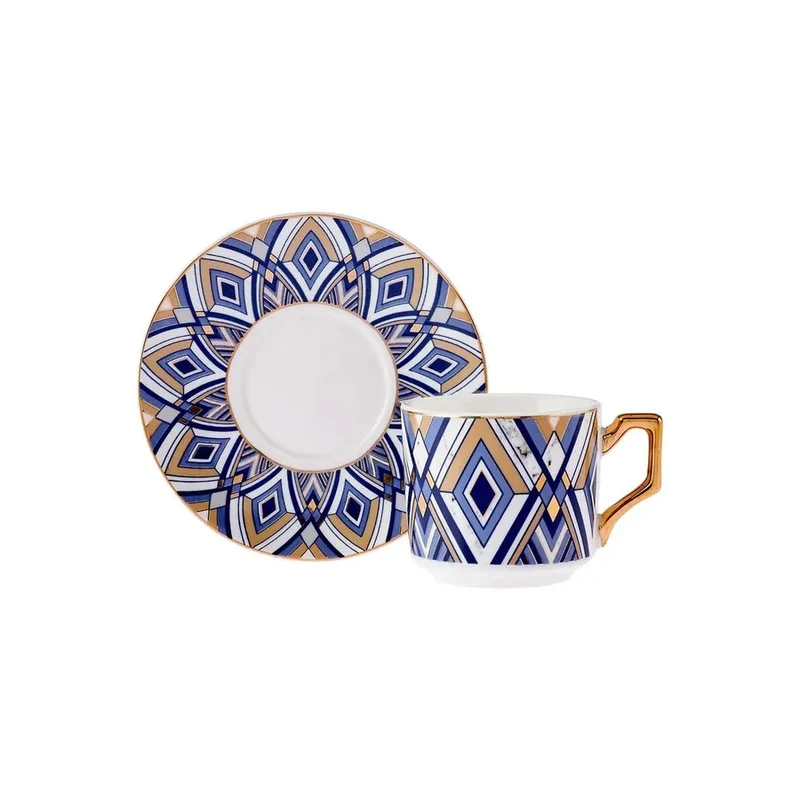 Karaca Bergama Espressoset 12 Delig | 6 Persoons