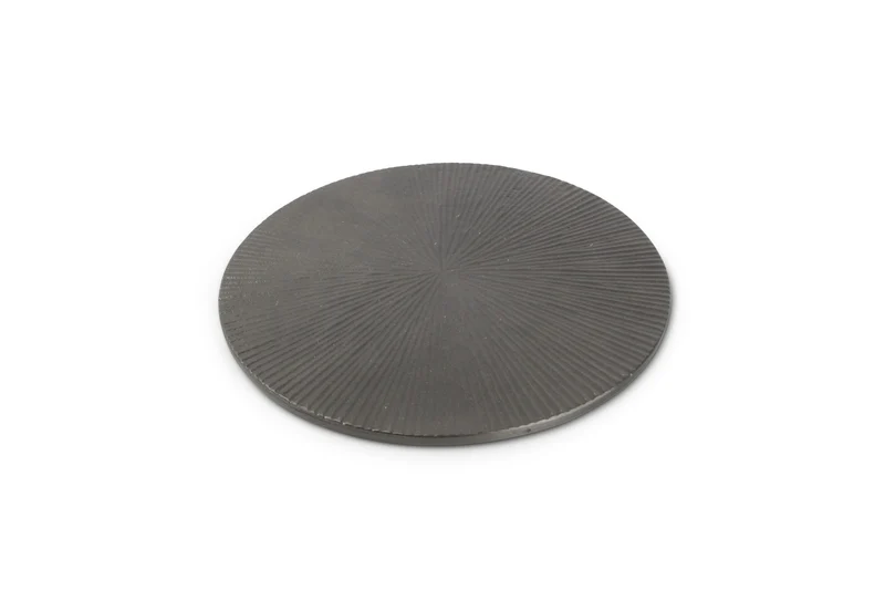 Pan Onderzetter 20cm geribbeld zwart Charm