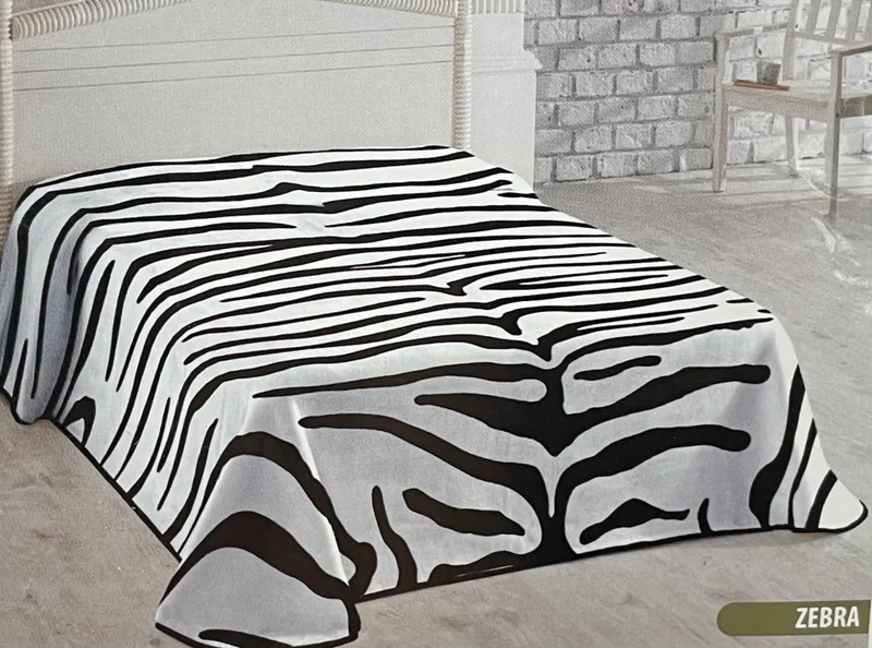 Ipekce Safari Zebra Deken 2-Persoons 1 Delig