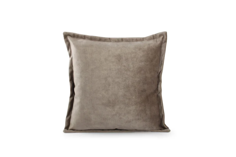 Lounge Kussen 45x45cm velvet taupe