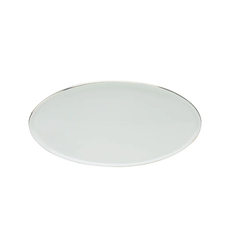 BRICARD LUNEL SERVEERBORD | 36 CM OVAAL ZILVER