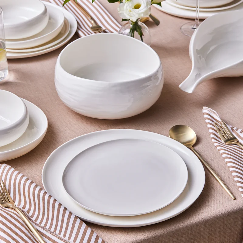 Karaca Earth Collection Clay 55-delige Serviesset voor 12 Personen ( ALLEEN AFHALEN )