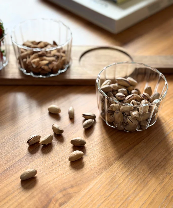 Schalenset met acacia hout