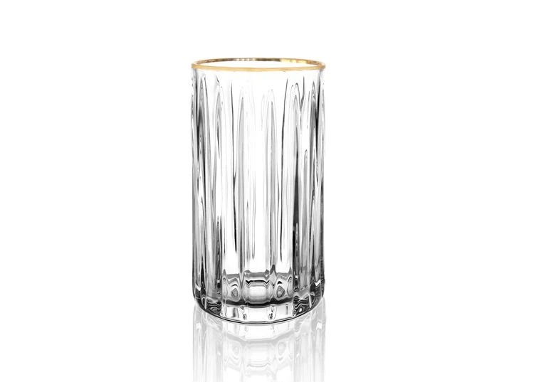 BRICARD MURCIA LONGDRINKGLAZENSET | GOUD 4-DELIG
