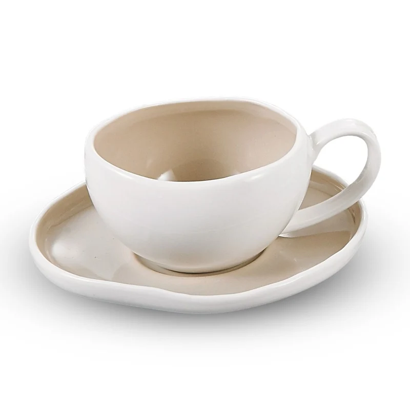 Barles / Cupido Beige Espressoset 12 Delig | 6 Persoons