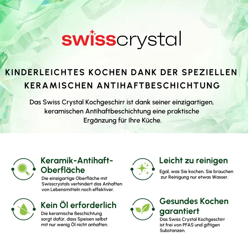 Karaca Swiss Crystal amandelcrème Omeletpan 16 cm