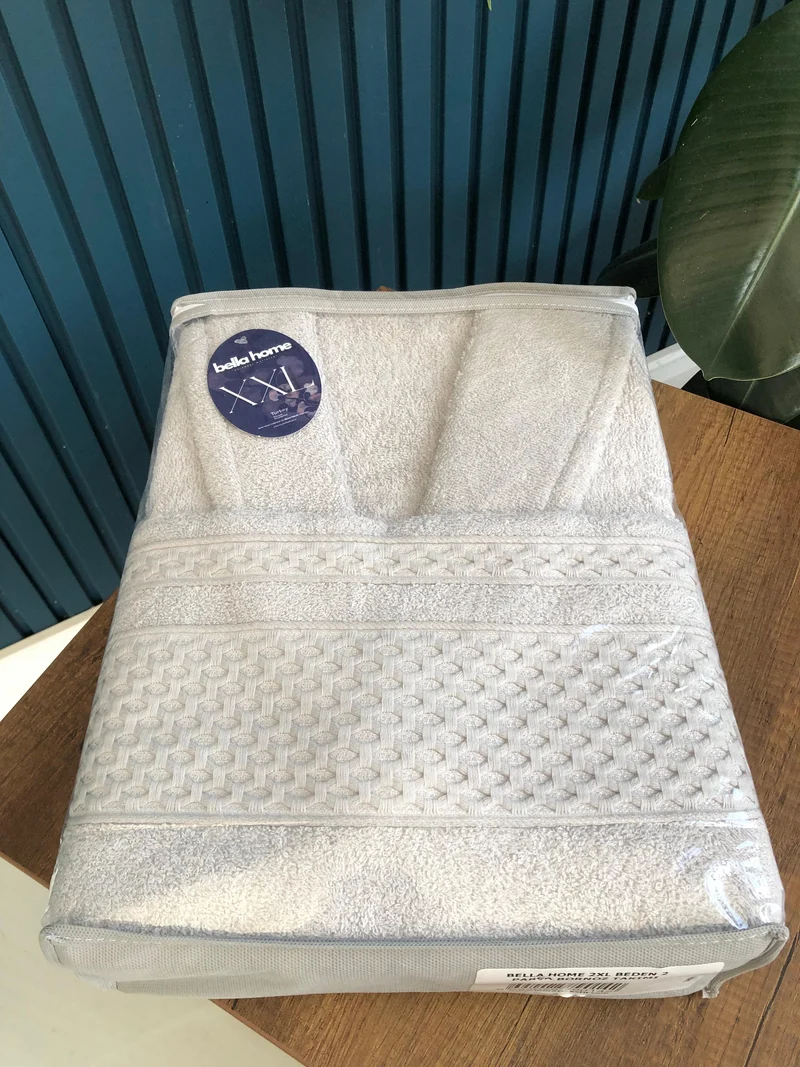 Bella Home Badjas 2XL Cream 3 Delig