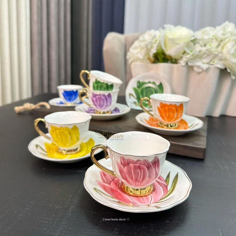 ACR Tiffany Espressoset 12 Delig | 6 Persoons